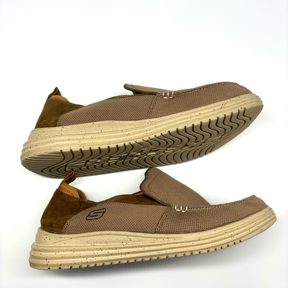 Sketchers Slip On Air Cooled Memory Foam Brown Sz… - image 4